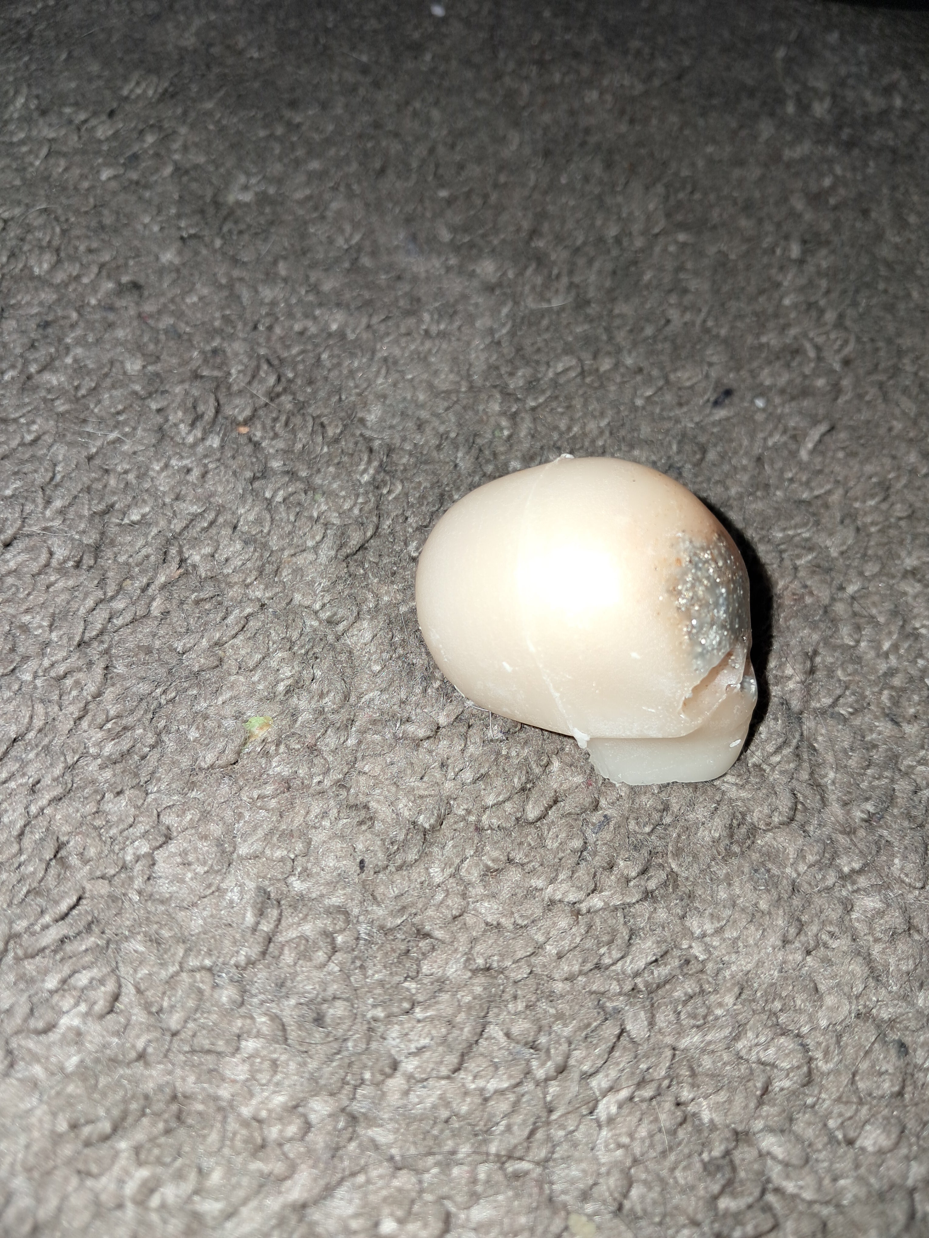 3D skull wax melt