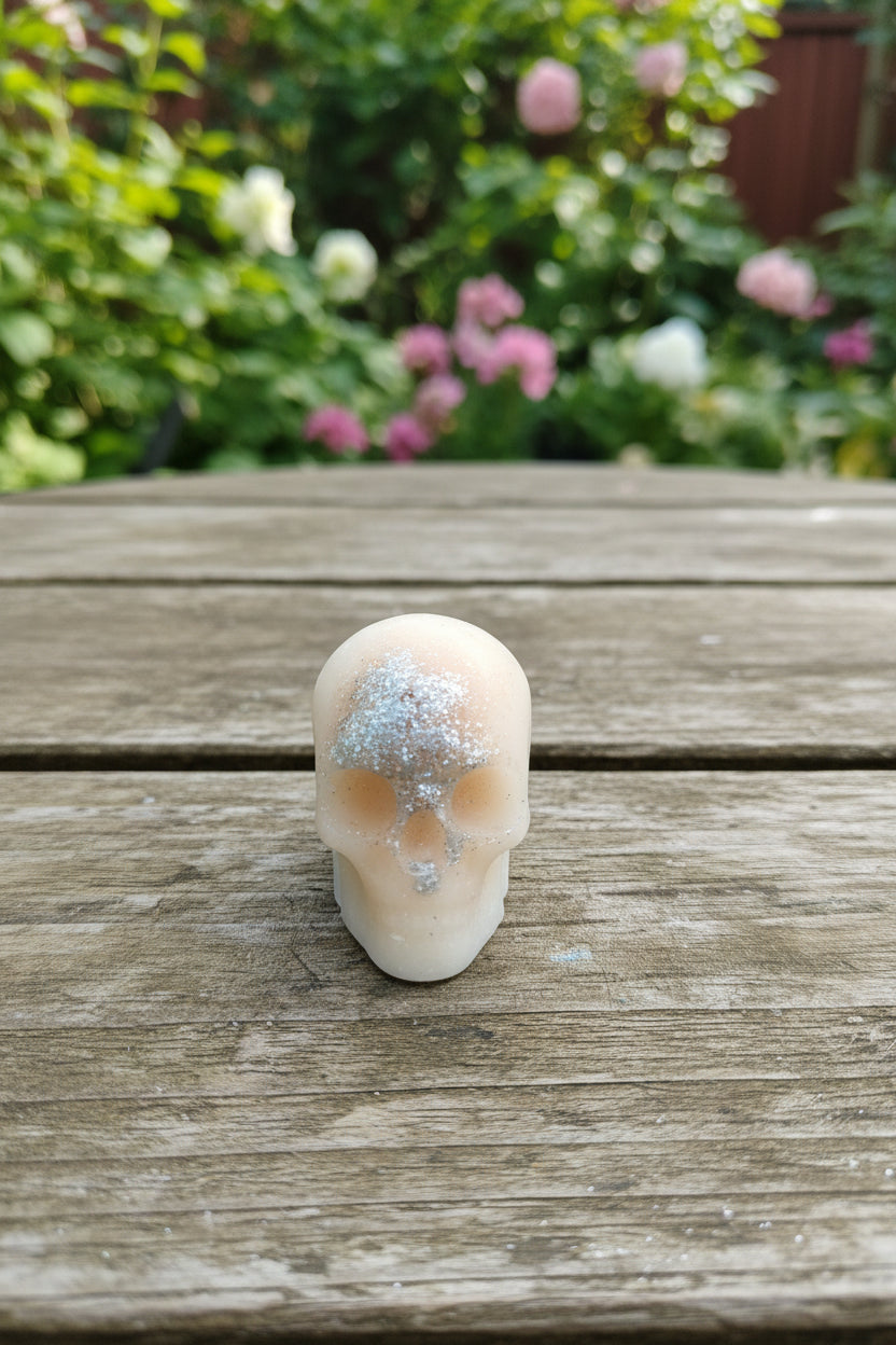 3D skull wax melt